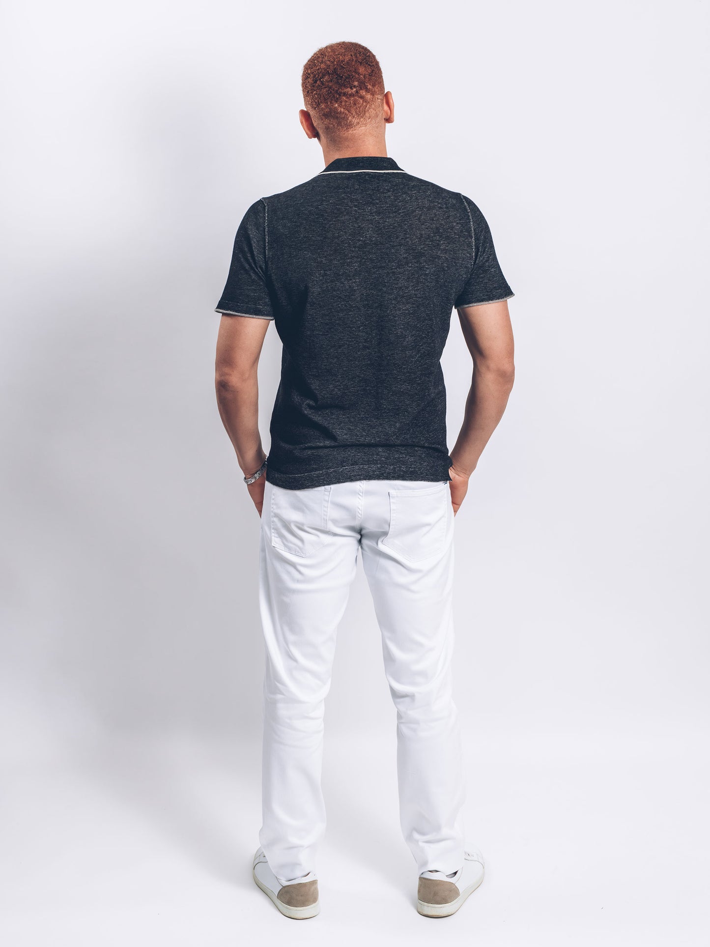 Comfort Fit White Jeans