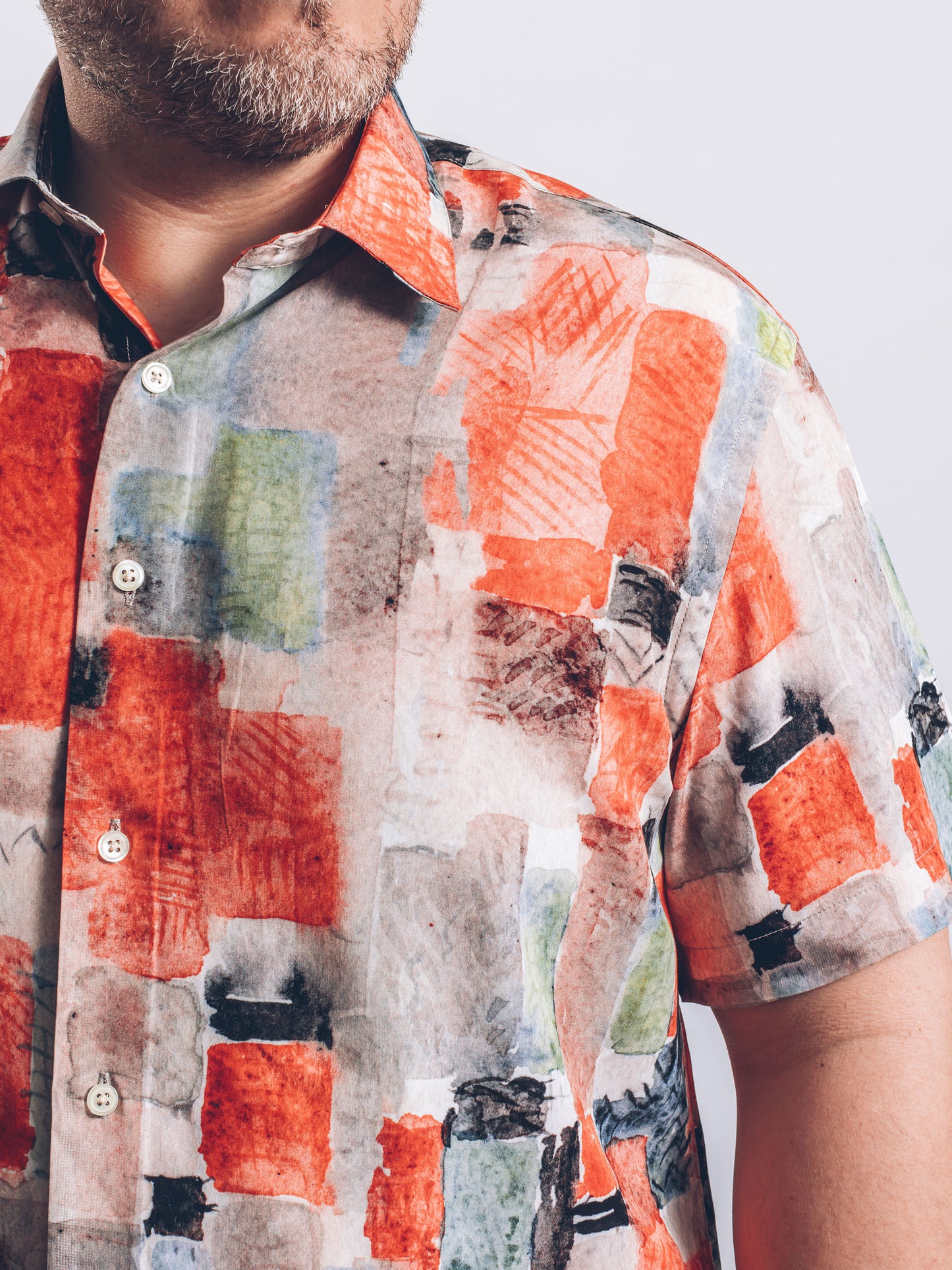 Painters Short Sleeve Button Down