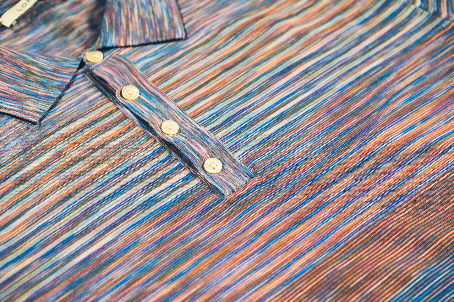 Multi Color Stripe Polo